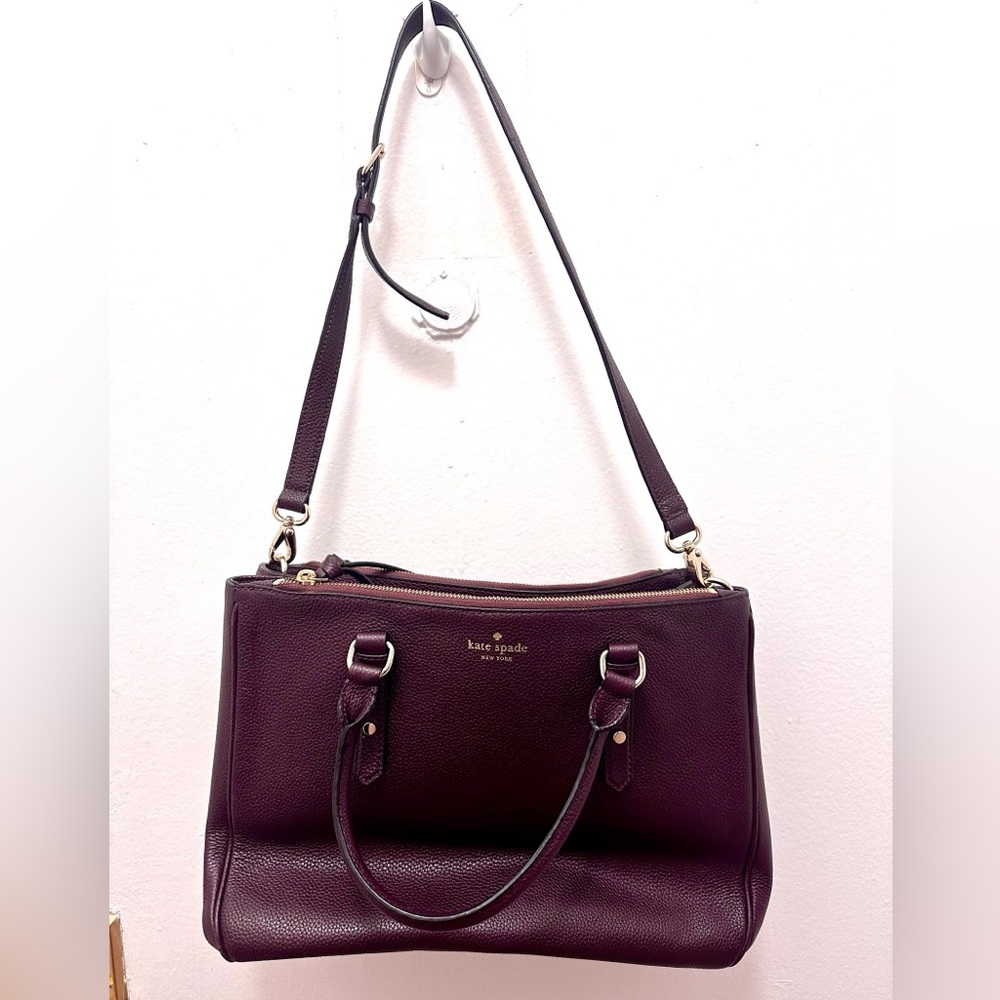Kate Spade Satchel in Burgundy